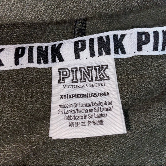 NWOT VS Pink Camo Hoodie with Rose Gold Sequins - Picture 12 of 16